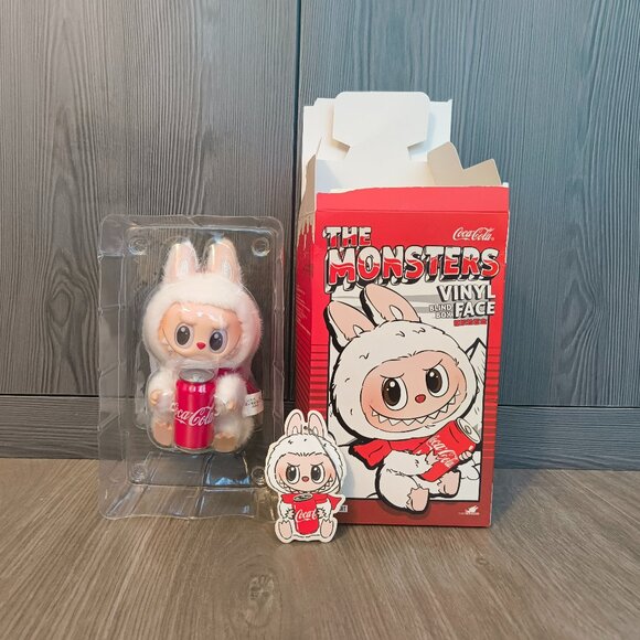 THE MONSTERS COCA-COLA SERIES-Vinyl Face Blind Box - Happy Factor - Picture 1 of 3